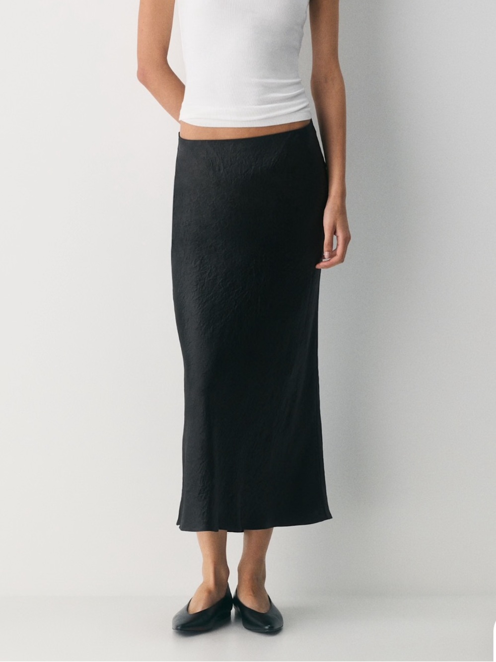 Aritzia Babaton Slip Satin Maxi Skirt